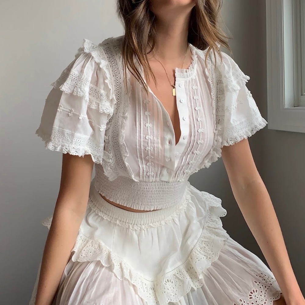 Aritzia Sunday Best Peace Blouse